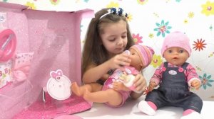 Кукла BABY BORN / Распаковка куклы BABY BORN очаровательная малышка 822005