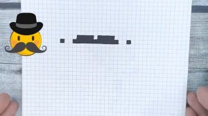 Как рисовать по клеточкам УСЫ / Прикольные рисунки по клеткам Лайк АРТ