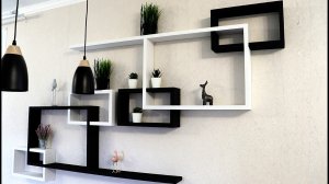 Креативные полки в стиле модерн из дерева своими руками