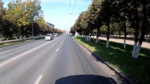 Троллейбусный маршрут # 1 "Маштехникум - Университет" . Чебоксары