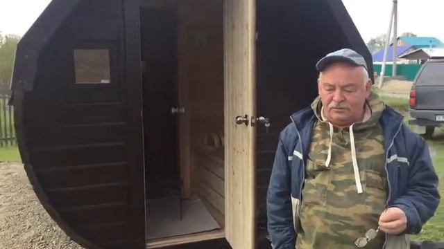 Отзыв о баня бочка 4,5 м /ekedr.ru/ смотреть онлайн