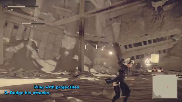 Adam Boss Fight | Desert Zone Housing Complex | NieR: Automata смотреть онлайн