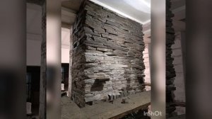 Камин в загородном доме. отопительный прибор.