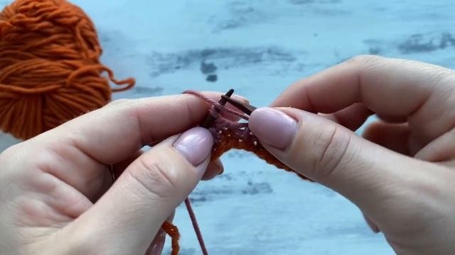 Самая простая повязка спицами