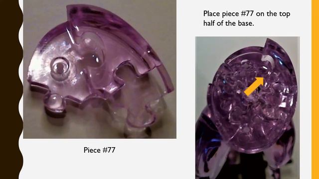 Winged Unicorn 3D Crystal Puzzle Tutorial