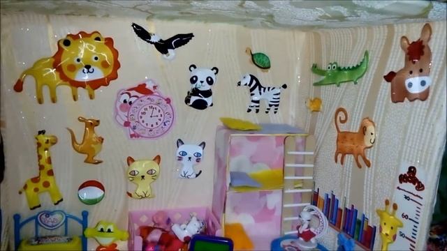 Кукольный домик своими руками из коробки/mamaNiki смотреть онлайн