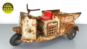 Реставрация заброшенной игрушки Tonka Ser-Vi-Car 1960-х годов