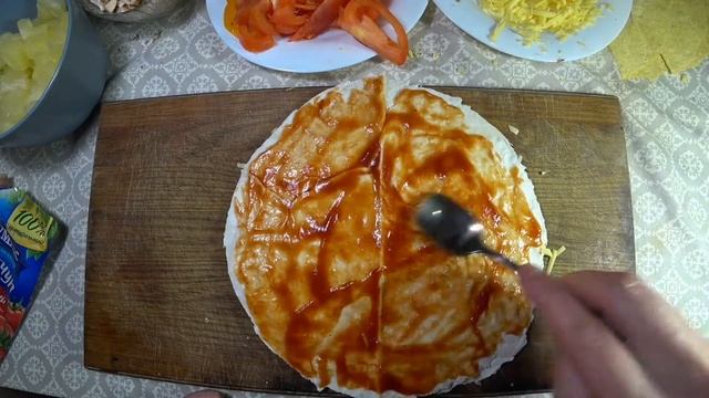 Пицца на сковороде за 5 минут! на лаваше, вкусная начинка для пиццы! Такую вы еще не пробовали