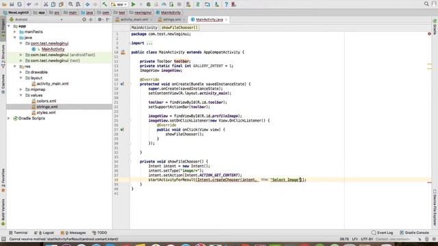 Android Material Design UI of Login Screen part 4 смотреть онлайн