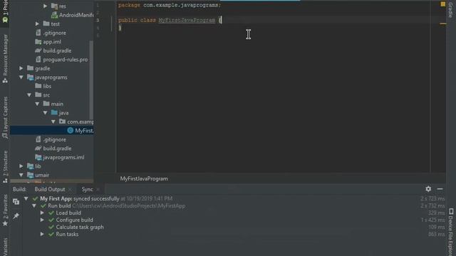 How to Run Pure / Standard Java Program in Android Studio смотреть онлайн