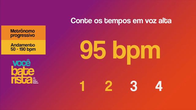 Metrônomo Progressivo: 50 a 190bpm смотреть онлайн