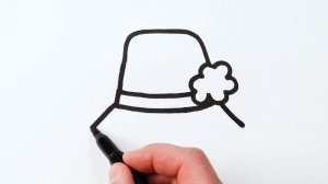 Рисуем фломастерами. Простой милый рисунок. Рисование для детей