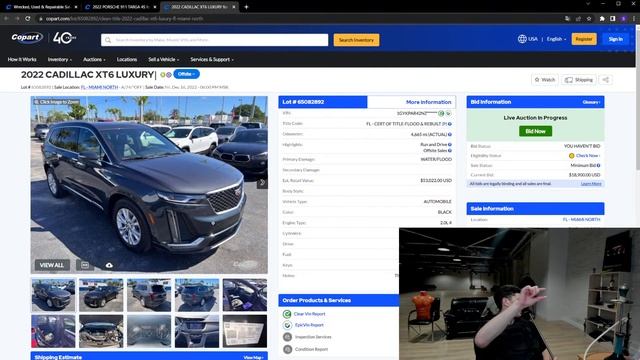 Аукцион Copart | Ищем машину клиенту