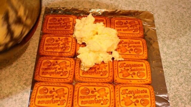 Творожный Домик / Без Духовки / Без Миксера /Торт из Печенья .