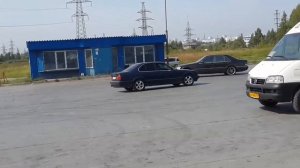 Мерседес W140 S500 Не Дрифт, просто пятаки).