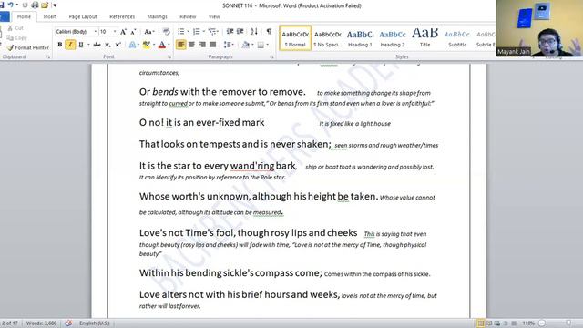 SONNET 116|ISC CLASS 11 RHAPSODY|WILLIAM SHAKESPEARE|LINE BY LINE BY BACKBENCHERS ACADEMY#MAYANK SI смотреть онлайн