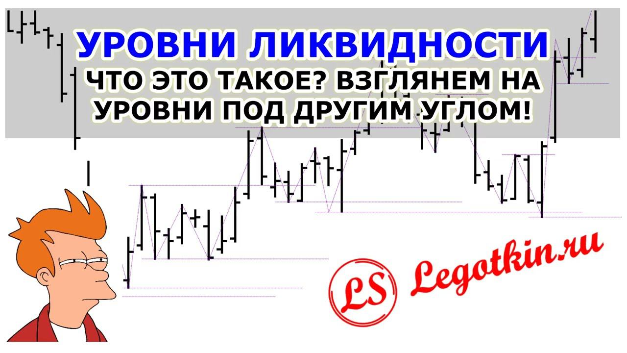 Уровни ликвидности, что это такое?  Взглянем на уровни под другим углом! Как я  их использую в ТС