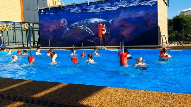 AquaBoxing aquafitness class / warming up смотреть онлайн