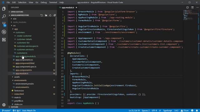 Angular 8 Firestore tutorial with CRUD application example – @angular/fire