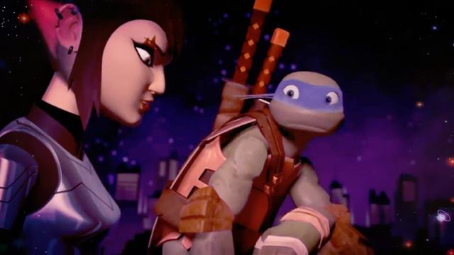 Патомушка черепашки ниндзя клип Лео и Карай смотреть онлайн