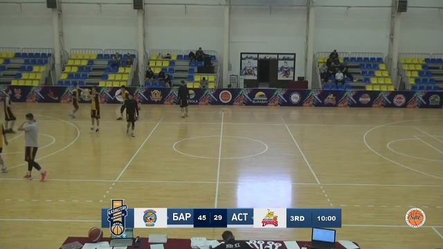 🏀 "Барс" vs "Tigers-KazATU" - Высшая лига Казахстана - мужчины 2022/23 - 1 тур (21.10.22) смотреть онлайн