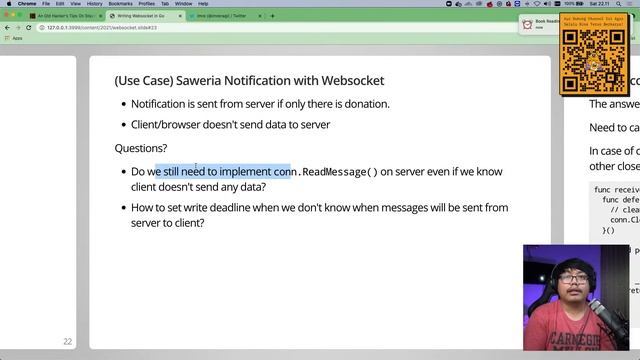 Lesson Learned Menulis Websocket dengan Gorilla dan Go #Techtalk смотреть онлайн