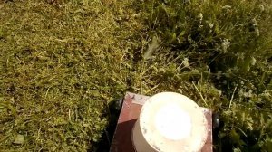 Самодельная газонокосилка из двигателя от стиральной машинки и подручных материалов
