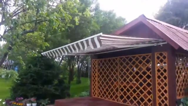 Маркиза тент фабричного производства, размер 4 м х 2,5 м