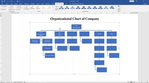 How to make organizational chart in Microsoft Word