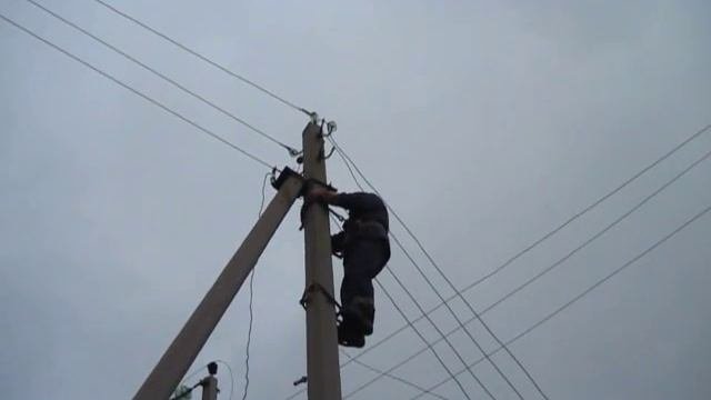 РЭС-Установка заземления на-0,4Кв 001.AVI