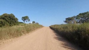 Дорога до Косы Назимова.