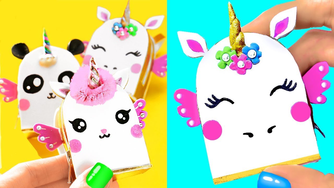 Миниатюрные рюкзаки-единорожки своими руками!