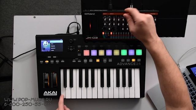 ROLAND JX-03 - звуковой модуль серии Roland Boutique смотреть онлайн