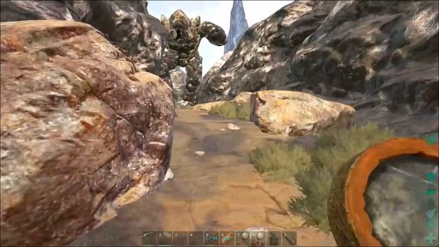 Ark: Scorched Earth - s.7.15 - Как Приручить ГОЛЕМА (Rock Elemental) СОЛО! смотреть онлайн