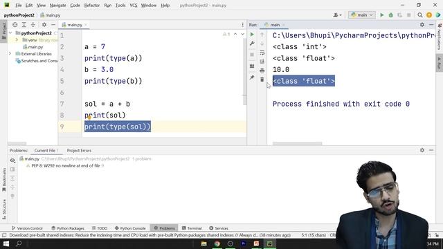 What is Implicit type casting | Implicit type conversion | Type Casting Python #79