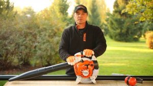 Обзор бензиновой воздуходувки STIHL BG 86