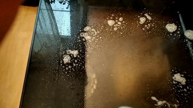 Отмываем стекло в духовке средством для стекол, пластика и зеркал смотреть онлайн