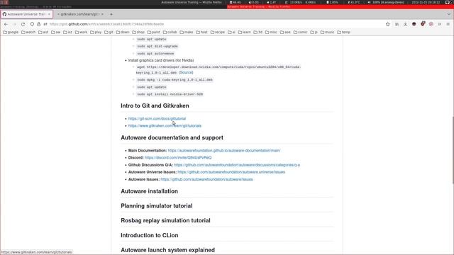 Autoware Universe Training - Intro to Git and Gitkraken смотреть онлайн