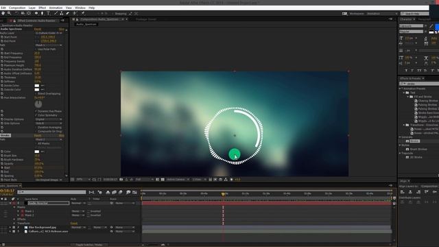 Audio Visualizer in After Effects - After Effects Tutorial - No Third-Party Plugin смотреть онлайн