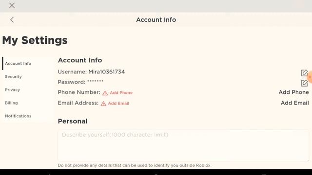 Как поменять пароль в Roblox на планшете или телефоне.?? смотреть онлайн
