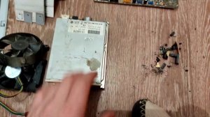 Разбор процессора и монитора на медь. Разбираю компьютер