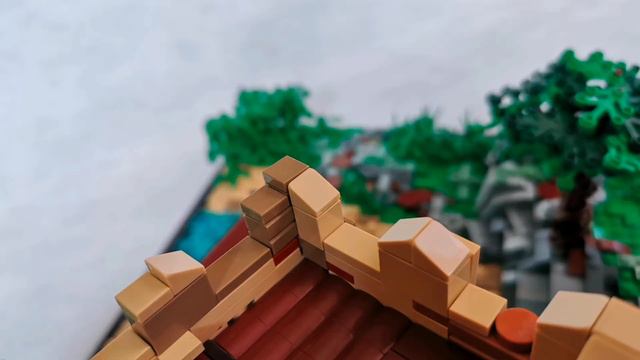 LEGO MOC - Castle by the river / LEGO диорама - замок у реки смотреть онлайн