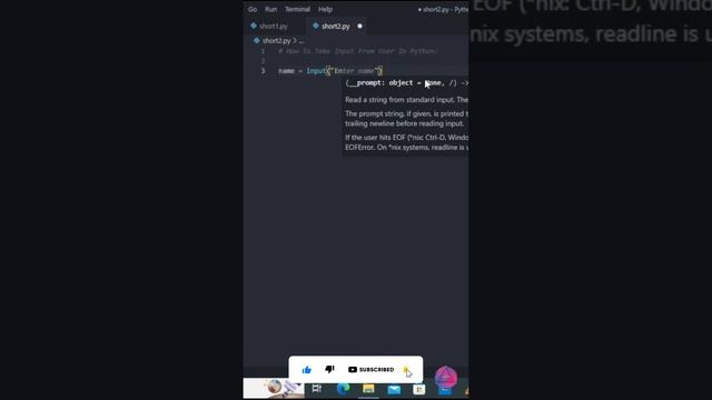 user input python | how to take input from user in python | python input function