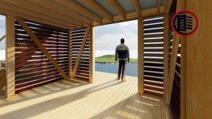 Двухэтажная беседка от Ростерн