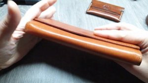 Ужасная кожа растительного дубления. Vegetable tanned leather.