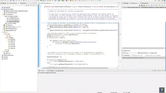4º - Depuración en JAVA EE con Eclipse смотреть онлайн