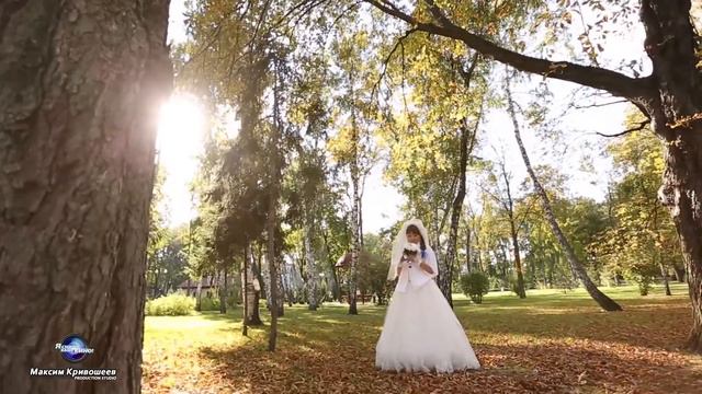 Трогательное и нежное свадебное видео Максима и Евгении. смотреть онлайн