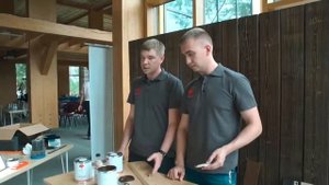 Мастер-класс по нанесению натурального немецкого масла LEINOS для дерева