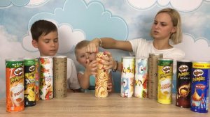 Принглс челлендж угадываем чипсы 12 вкусов Pringles challenge guessing chips 12 flavors