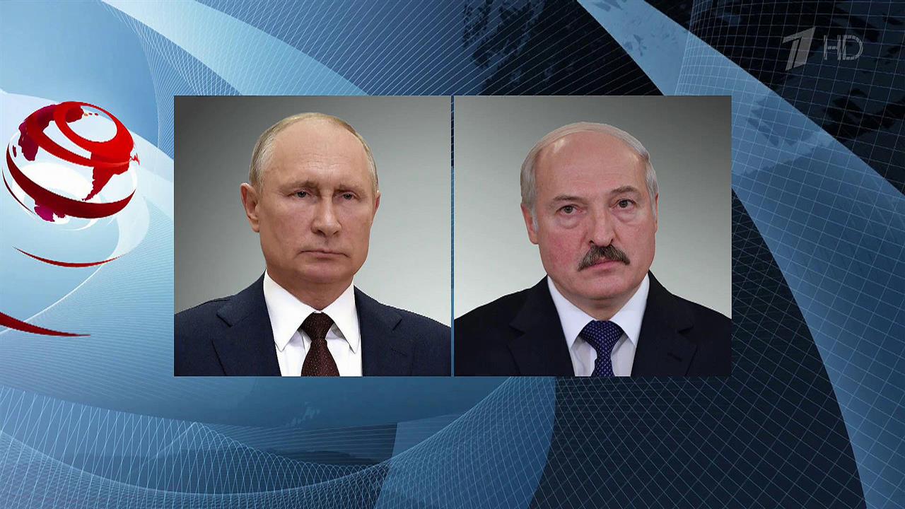 Владимир Путин и Александр Лукашенко в ходе телефонного разговора обсудили ситуацию на Украине